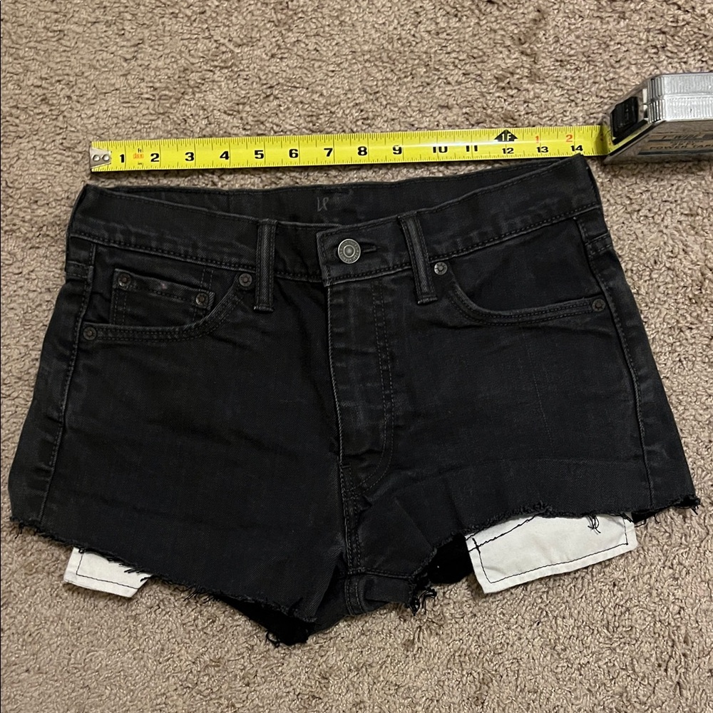 Levi's 513 Black Jean Shorts for Women